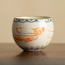 Load image into Gallery viewer, Elegant Jingdezhen Ceramic Gaiwan Tea Set with Covered Bowl
