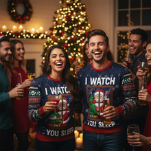 Load image into Gallery viewer, Beer Themed Ugly Christmas Sweater 3D Funny Print Long Sleeve Pullover