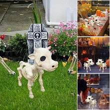 Load image into Gallery viewer, Halloween Skeleton Cow & Horse Decorative Prop