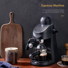 Load image into Gallery viewer, Compact Steam Espresso Machine with Built in Steam Wand and Removable Portafilter in Black Or Red