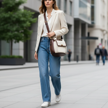 Load image into Gallery viewer, Luxury Bucket Shoulder Bag with Removable Pocket Wallet