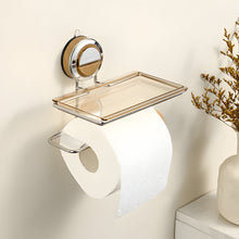 Load image into Gallery viewer, Drill Resistant Stainless Steel Toilet Paper Holder with Suction Mount