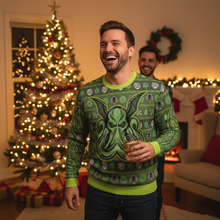Load image into Gallery viewer, Cthulhu Myth Christmas Sweater, 3D Printed Holiday Hoodie for Men