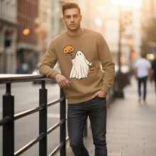 Load image into Gallery viewer, Men’s 3D Halloween Print Round Neck Hoodie