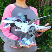 Load image into Gallery viewer, Walking Dragon Toy with Water Mist Fire Effect Lights and Roaring Sounds in White Or Green