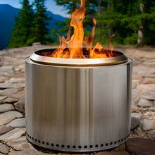 Load image into Gallery viewer, Fire Pit with Circular Airflow and Removable Ash Pan, Portable