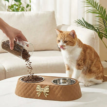 Load image into Gallery viewer, Cat Feeding Bowls Double Elevated Non-Slip Design