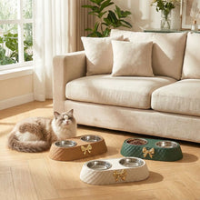 Load image into Gallery viewer, Cat Feeding Bowls Double Elevated Non-Slip Design