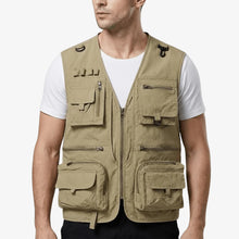 Load image into Gallery viewer, Lightweight Breathable Utility Vest With Multiple Pockets