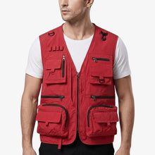 Load image into Gallery viewer, Lightweight Breathable Utility Vest With Multiple Pockets