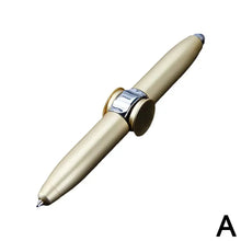 Load image into Gallery viewer, LED Decompression Metal Spinner Fidget Pen