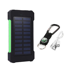 Load image into Gallery viewer, Portable Solar Power Bank with Wireless Charging