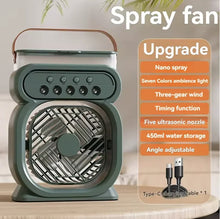 Load image into Gallery viewer, 3 in 1 Portable Air Conditioner with Night Light and Humidifier