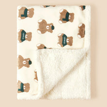 Load image into Gallery viewer, Fleece Infant Swaddle Blanket