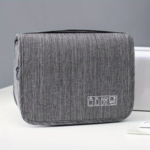 Load image into Gallery viewer, Hanging Travel Toiletry Bag for Personal Hygiene and Cosmetics