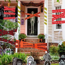 Load image into Gallery viewer, Halloween Warning Tape 2 Piece Set for Haunted House and Party Decor