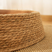 Load image into Gallery viewer, Stylish rattan cat bed and scratching post. Hand-woven, natural design for a comfortable pet home.