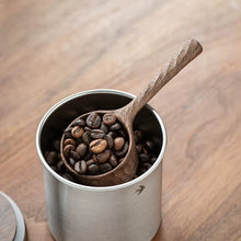 Load image into Gallery viewer, Black Walnut Hand Carved Coffee Scoop