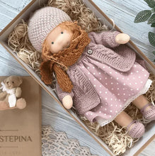 Load image into Gallery viewer, Handmade Lana Waldorf Doll, Soft and Durable Natural Cotton Toy