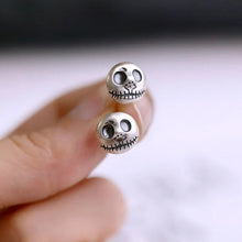 Load image into Gallery viewer, Handmade Pumpkin Prince Skull Earrings - Mara-Nora Luxe