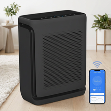 Load image into Gallery viewer, Black smart air purifier