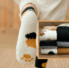Load image into Gallery viewer, Warm Cat Paw Winter Socks