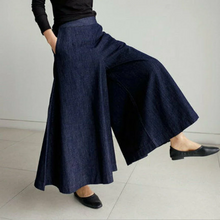 Load image into Gallery viewer, Womens Loose Denim Pants