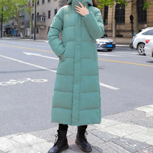 Load image into Gallery viewer, Long quilted coat for women for winter