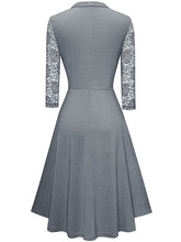 Load image into Gallery viewer, Hollowed-out lace dress