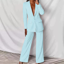 Load image into Gallery viewer, Stylish set consisting of a classy blazer and elegant trousers