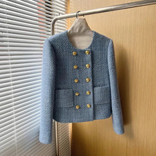 Load image into Gallery viewer, Women's Tweed Blazer Jacket
