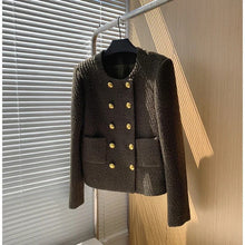 Load image into Gallery viewer, Women's Tweed Blazer Jacket