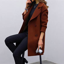 Load image into Gallery viewer, Womens Wool Coat