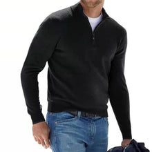 Load image into Gallery viewer, Merino V-neck sweater - zip