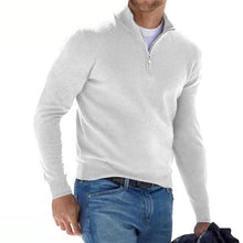 Load image into Gallery viewer, Merino V-neck sweater - zip