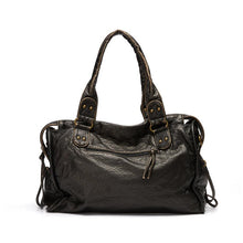 Load image into Gallery viewer, Luxury Black Leather Handbag