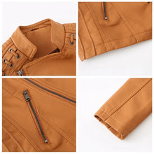 Load image into Gallery viewer, Women's Lambskin Leather Jacket