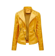 Load image into Gallery viewer, Women's Lambskin Leather Jacket