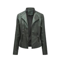 Load image into Gallery viewer, Women's Lambskin Leather Jacket
