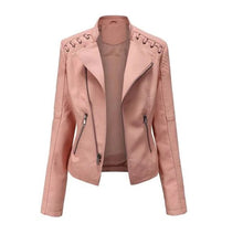 Load image into Gallery viewer, Women's Lambskin Leather Jacket