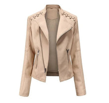 Load image into Gallery viewer, Women's Lambskin Leather Jacket