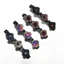 Load image into Gallery viewer, Sparkling Crystal Stone Braided Hair Clips