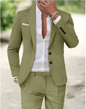 Load image into Gallery viewer, luxury linen suit for men