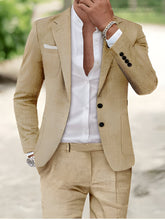 Load image into Gallery viewer, luxury linen suit for men