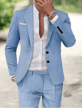 Load image into Gallery viewer, luxury linen suit for men