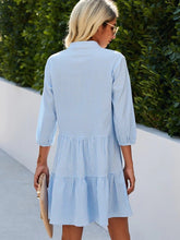 Load image into Gallery viewer, Light blue summer dress