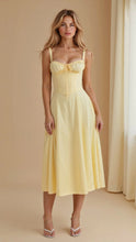 Load image into Gallery viewer, corset midi dress