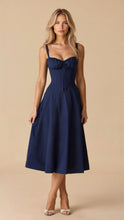 Load image into Gallery viewer, corset midi dress