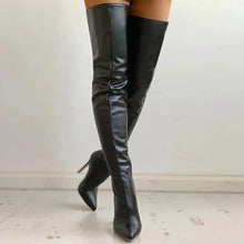 Load image into Gallery viewer, Thigh-High Fashion Boots