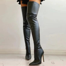 Load image into Gallery viewer, Thigh-High Fashion Boots